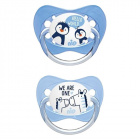 NIP Family szilikon játszócumi 0-6 hónapos korig (31003) 2db 