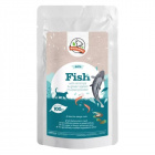 Farkaskonyha párolt menü macskaeledel - hal, garnéla, zöldkagyló 100g 