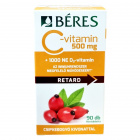 Béres C-vitamin 500mg RETARD filmtabletta csipkebogyó kivonattal + 1000NE D3-vitamin 90db 
