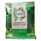 Holland & Barrett Cukkini és Paprika chips 16g 