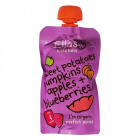 Ella's Kitchen bio édesburgonyás sütőtökpüré almával és áfonyával bébiétel 120g 