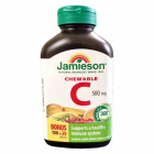 Jamieson C-vitamin 500mg szopogató tabletta háromféle gyümölcs ízesítéssel 120db 
