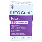 KETO Cont Teszt tesztcsík 25db 