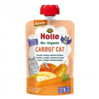 Holle bio gyümölcspüré, cat carrot - sárgarépa, mangó, banán, körte 100g 